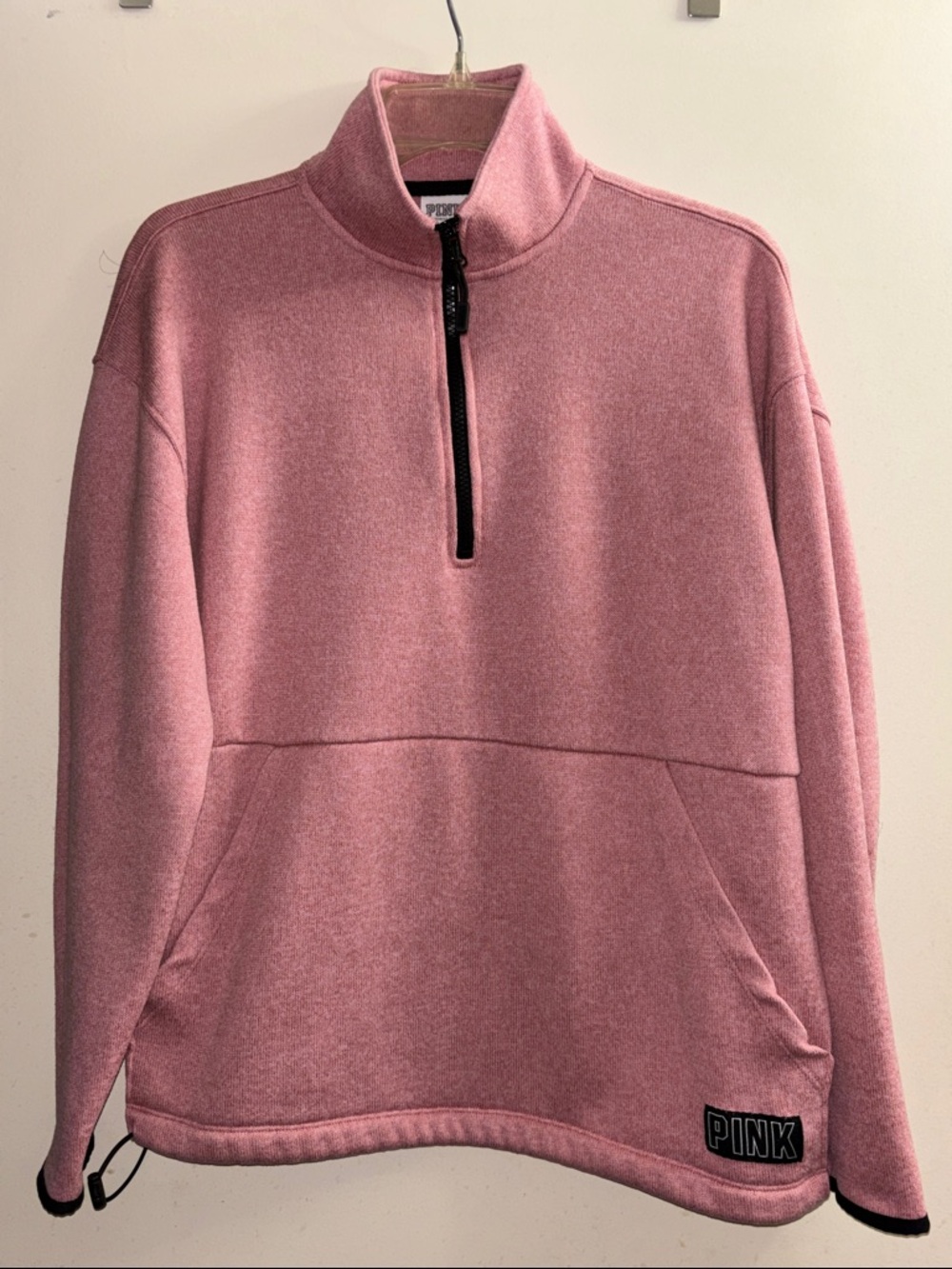 PINK Victoria's Secret Quarter-Zip Pullover Sweatshirt